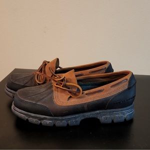 NWT Women’s Polo Sport Brown Leather rain Shoes size 7B